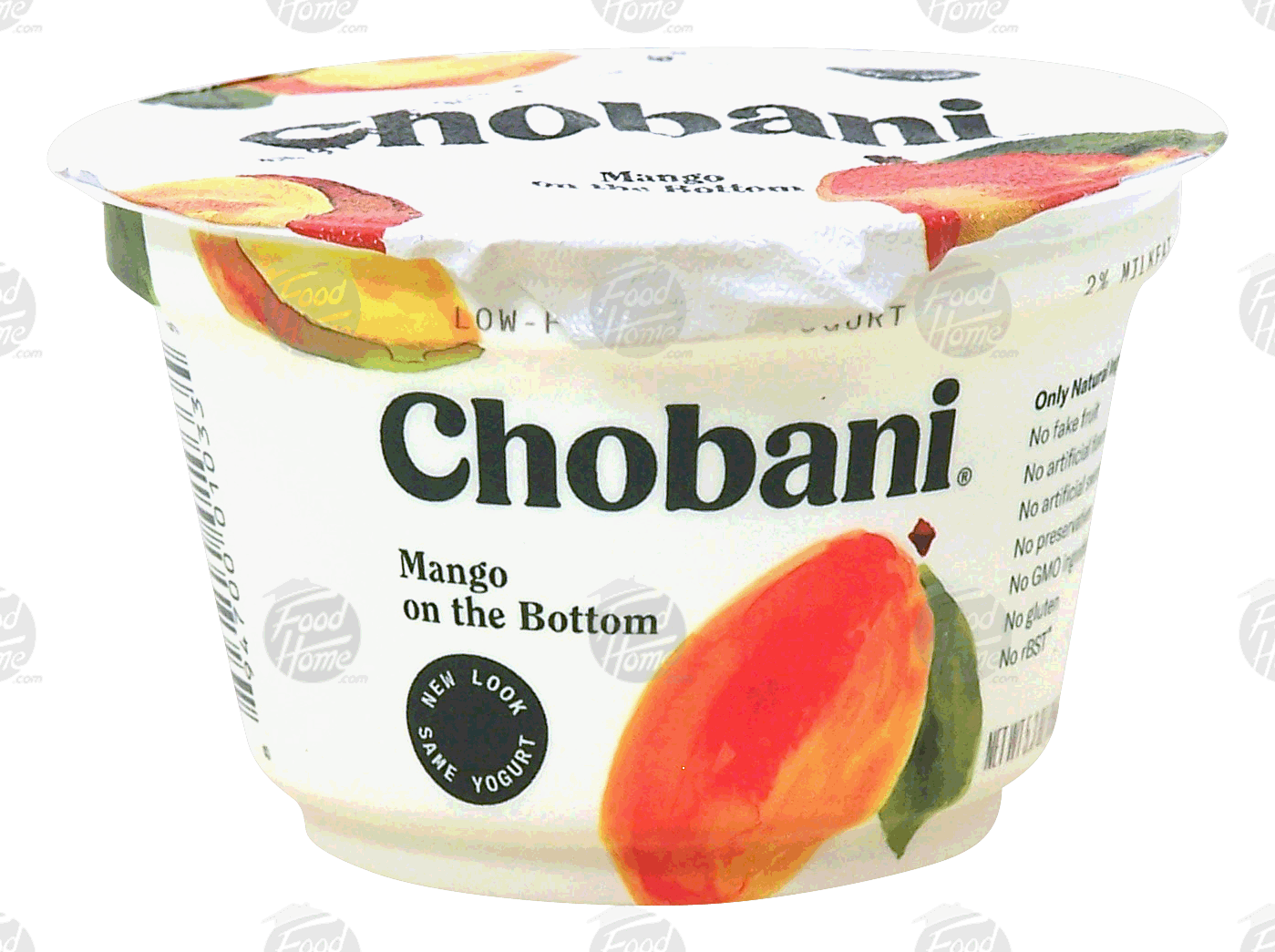 Chobani  greek yogurt mango on the bottom, 2% milk fat Full-Size Picture